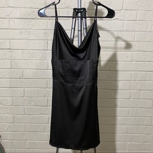 Black Slinky Mini Dress